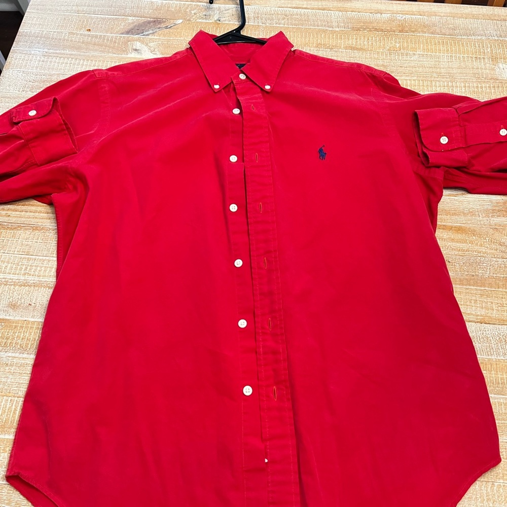 Ralph Lauren Button Down Dress Shirt - Medium